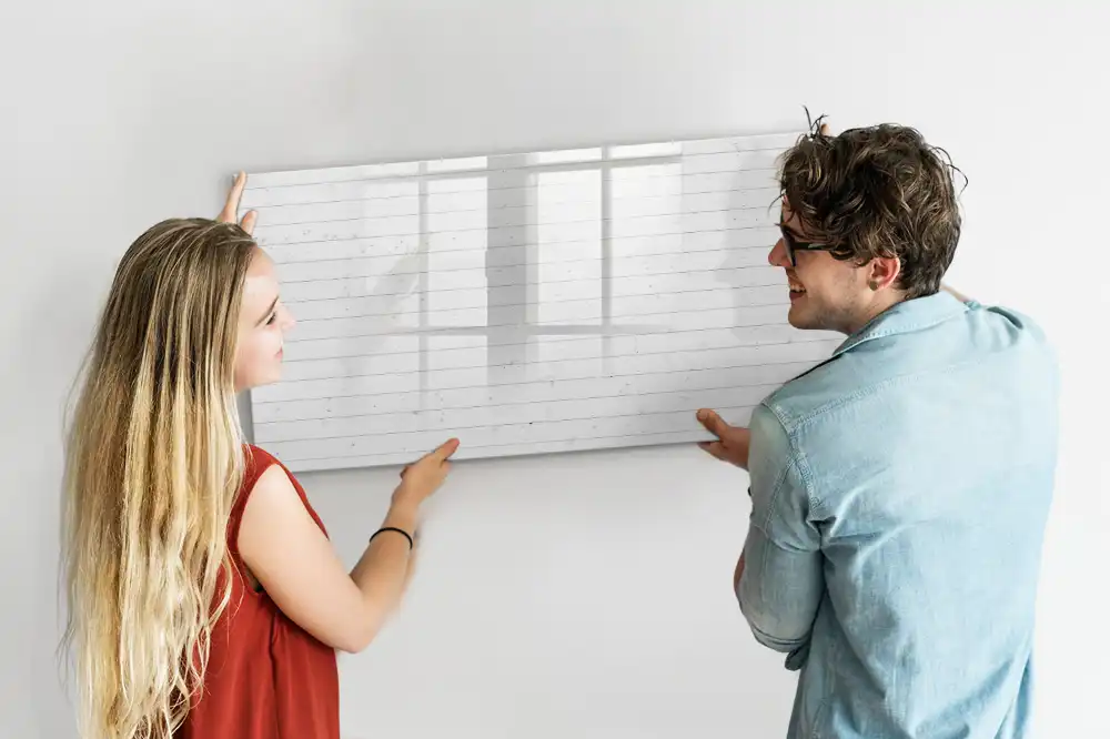 Magnetická kreslicí tabulka se vzorem dřevěného panelu