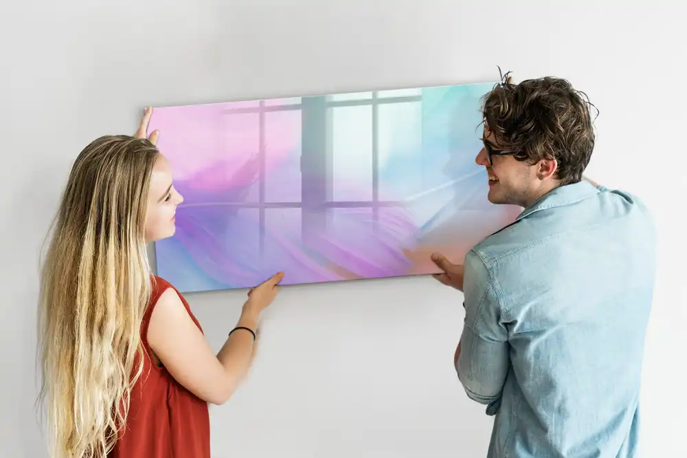 Magnetická kreslicí tabulka vzor vícebarevné ptačí peří