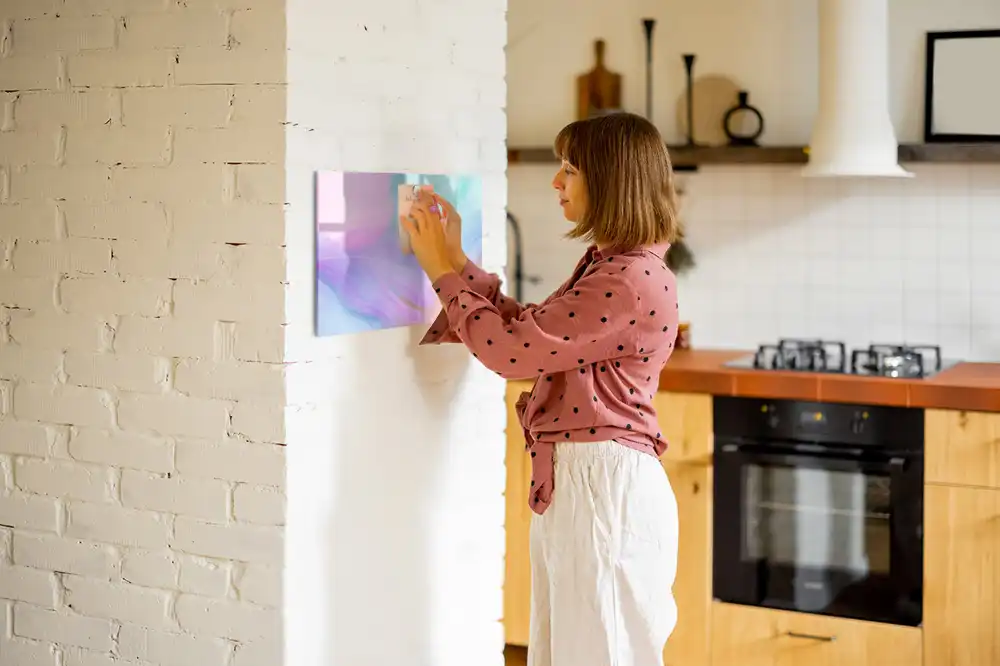 Magnetická kreslicí tabulka vzor vícebarevné ptačí peří