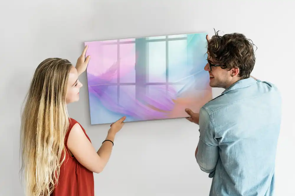 Magnetická kreslicí tabulka vzor vícebarevné ptačí peří