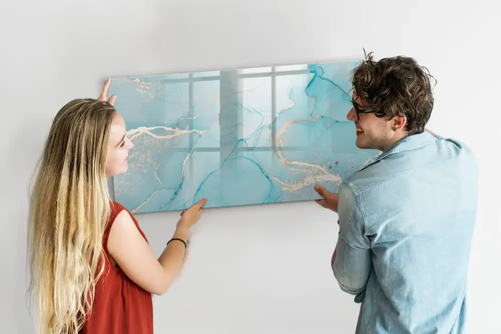 Magnetická kreslící tabule pro děti s mramorovým designem