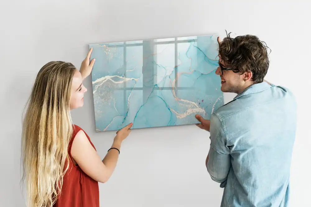 Magnetická kreslící tabule pro děti s mramorovým designem