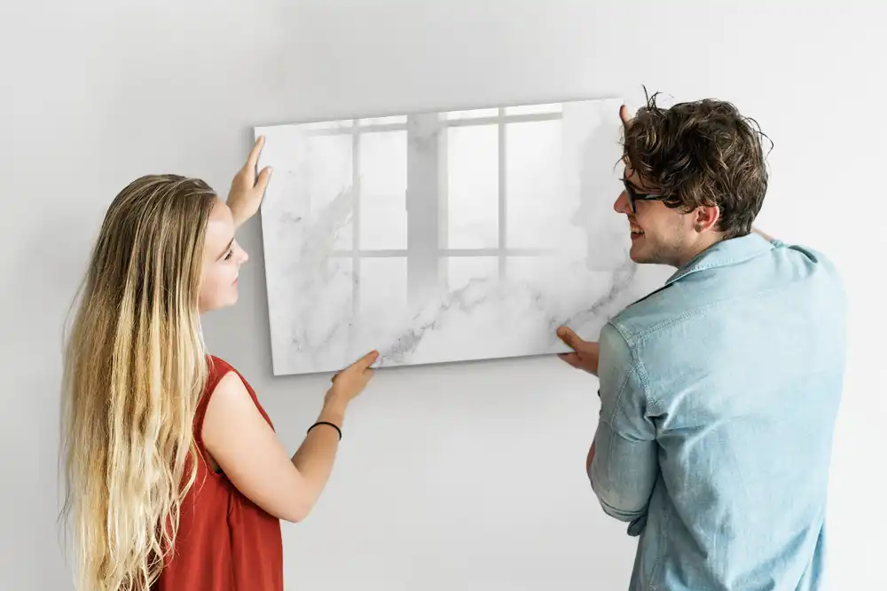 Dětská magnetická kreslící tabule s mramorovým designem