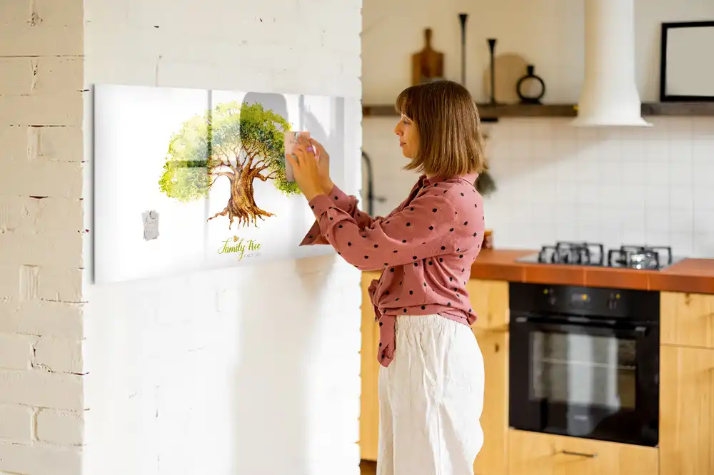 Magnetická kreslící tabule pro děti - motiv rodokmenu