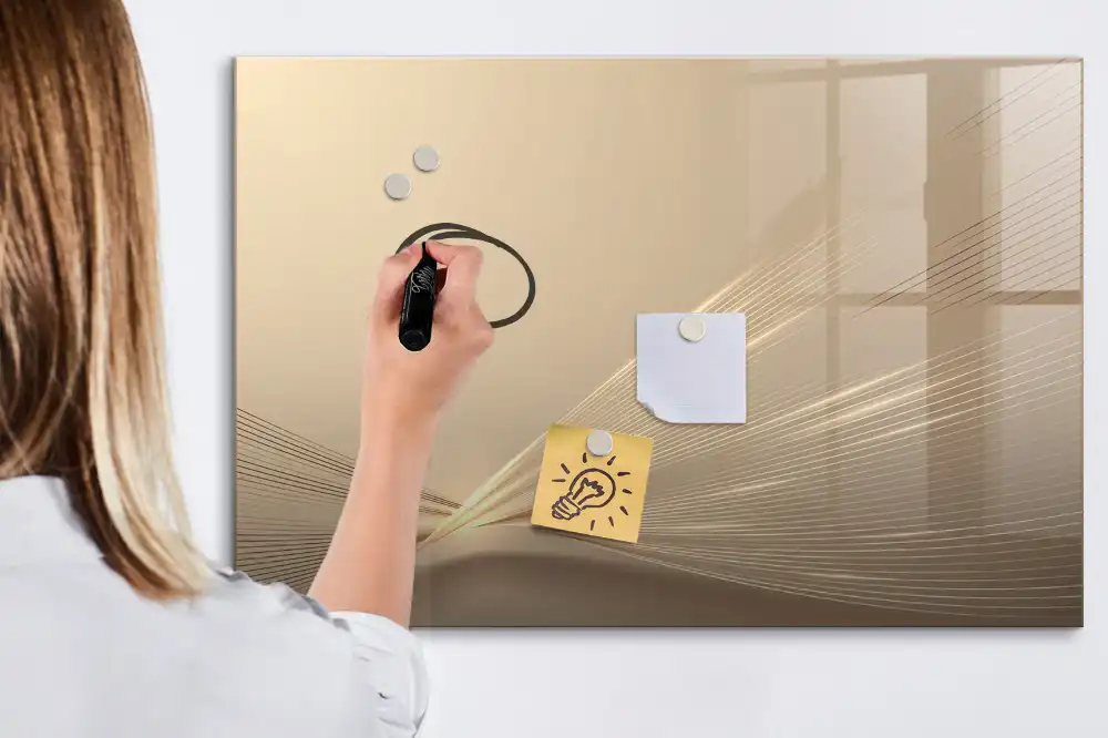 Magnetická kreslicí tabulka s motivem abstraktního světla