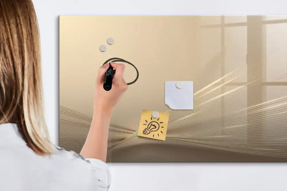 Magnetická kreslicí tabulka s motivem abstraktního světla