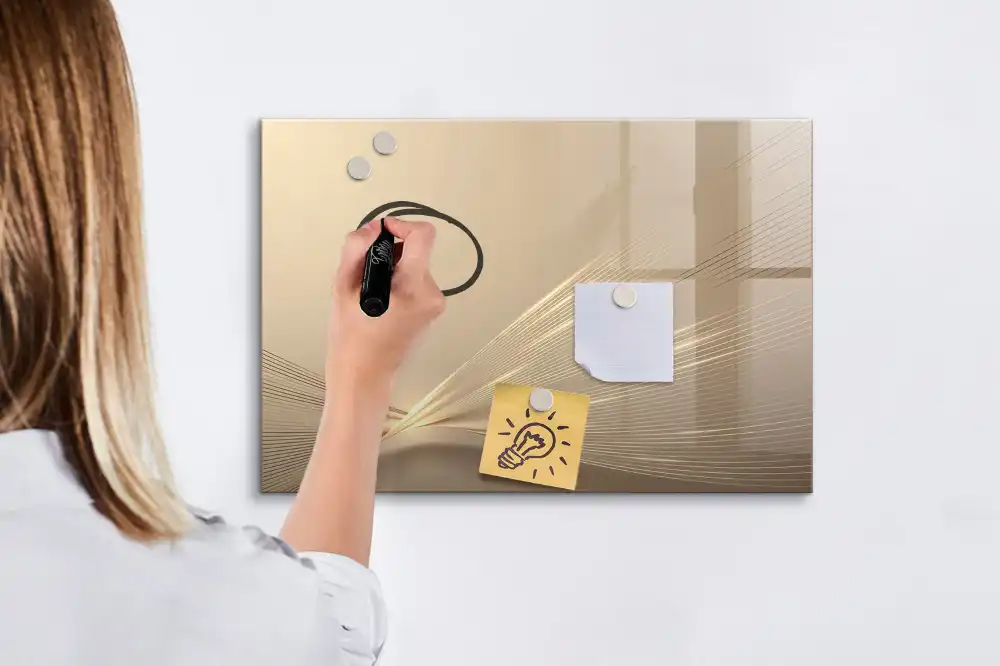 Magnetická kreslicí tabulka s motivem abstraktního světla