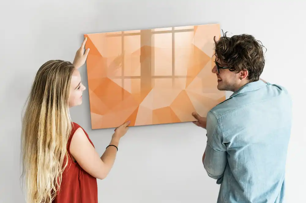 Magnetická kreslící tabule pro děti s motivem geometrických trojúhelníků