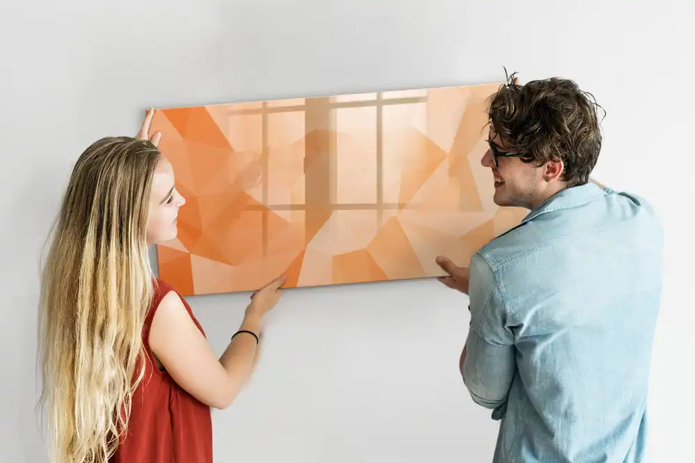 Magnetická kreslící tabule pro děti s motivem geometrických trojúhelníků