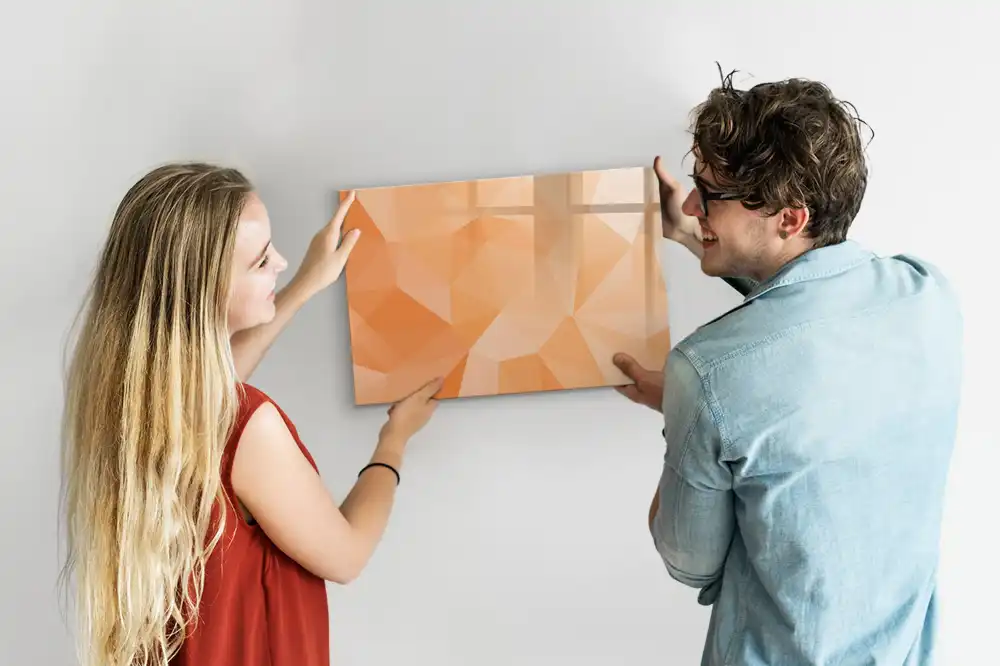 Magnetická kreslící tabule pro děti s motivem geometrických trojúhelníků