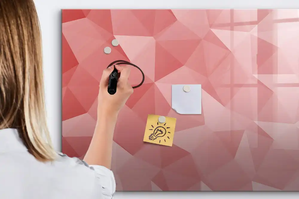Magnetická kreslící tabule pro děti s geometrickými tvary