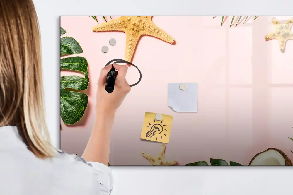 Dětská magnetická kreslící tabule s motivem slunce