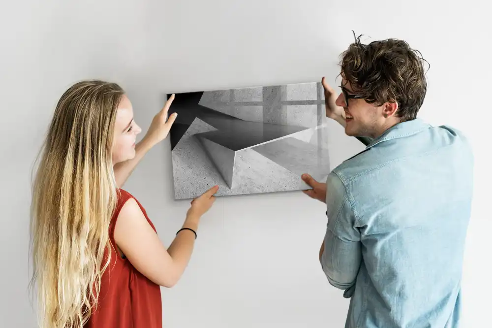 Magnetická kreslicí tabulka s motivem geometrických trojúhelníků