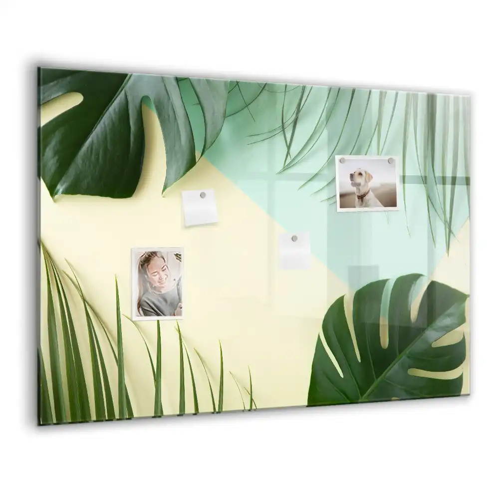 Magnetická kreslicí tabulka Monstera zelená