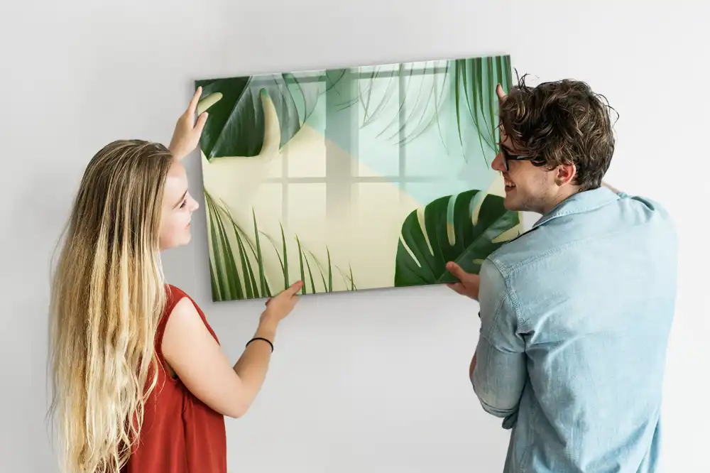 Magnetická kreslicí tabulka Monstera zelená