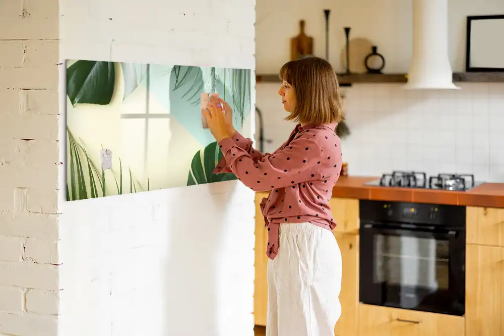 Magnetická kreslicí tabulka Monstera zelená