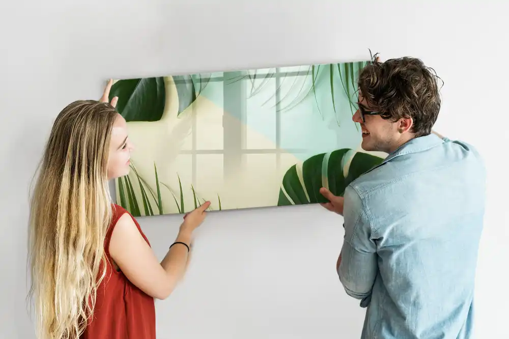 Magnetická kreslicí tabulka Monstera zelená