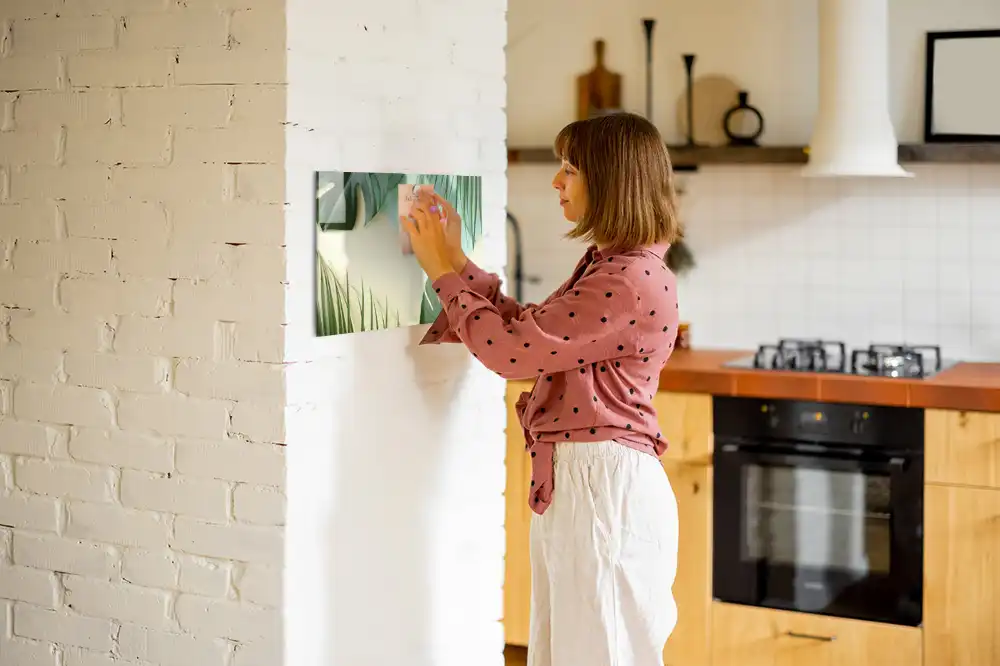 Magnetická kreslicí tabulka Monstera zelená