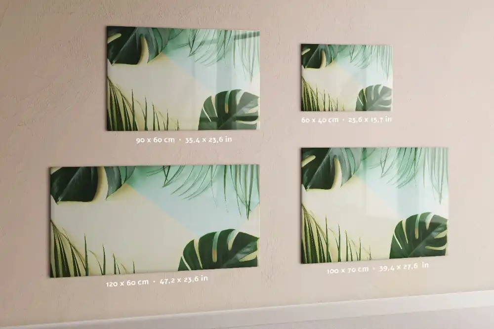 Magnetická kreslicí tabulka Monstera zelená