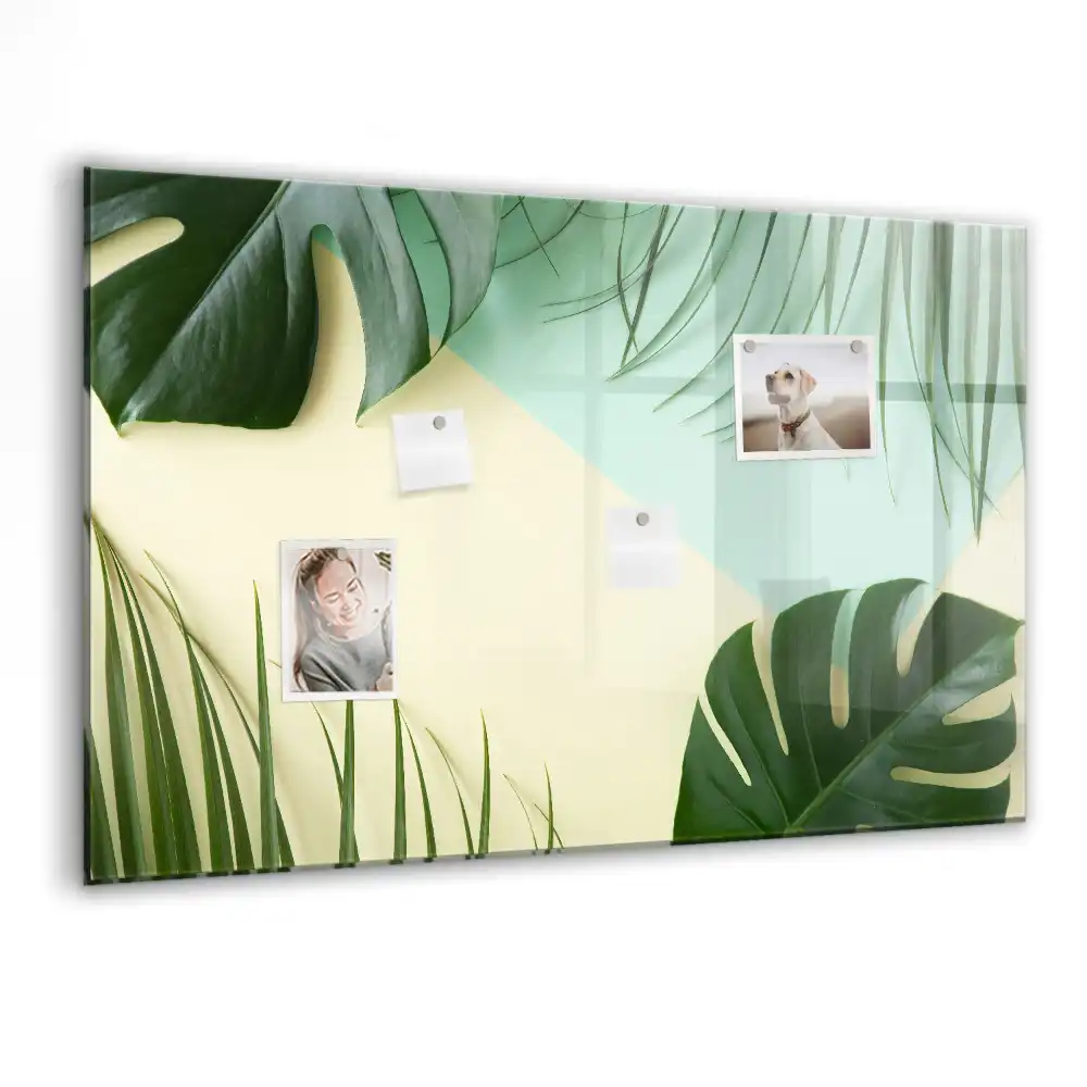 Magnetická kreslicí tabulka Monstera zelená
