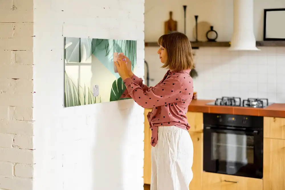 Magnetická kreslicí tabulka Monstera zelená