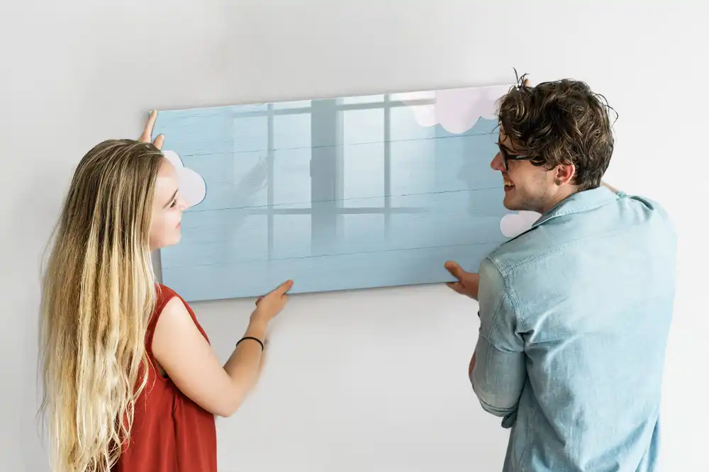 Dětská magnetická a křídová kreslící tabule
