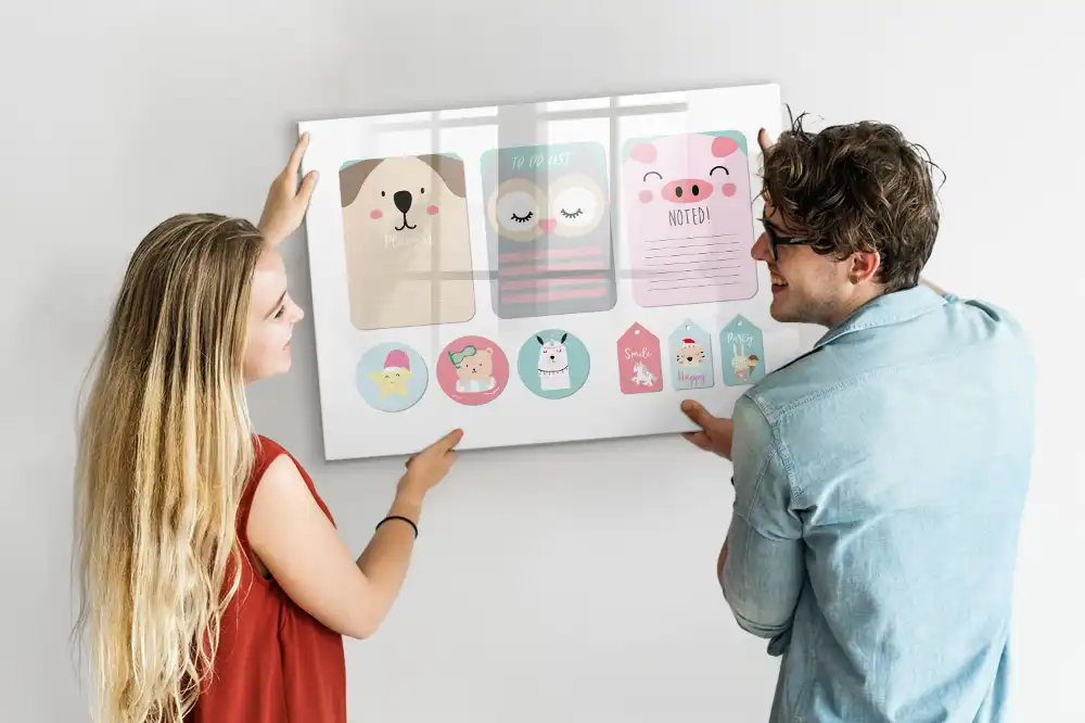 Magnetická kreslicí tabulka s motivem lesních zvířátek