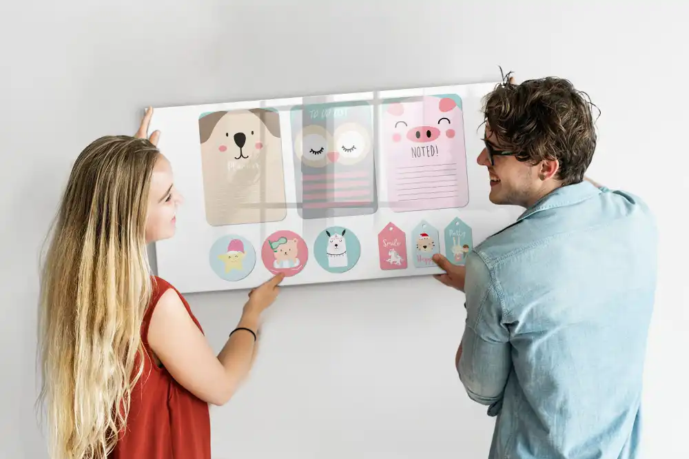 Magnetická kreslicí tabulka s motivem lesních zvířátek