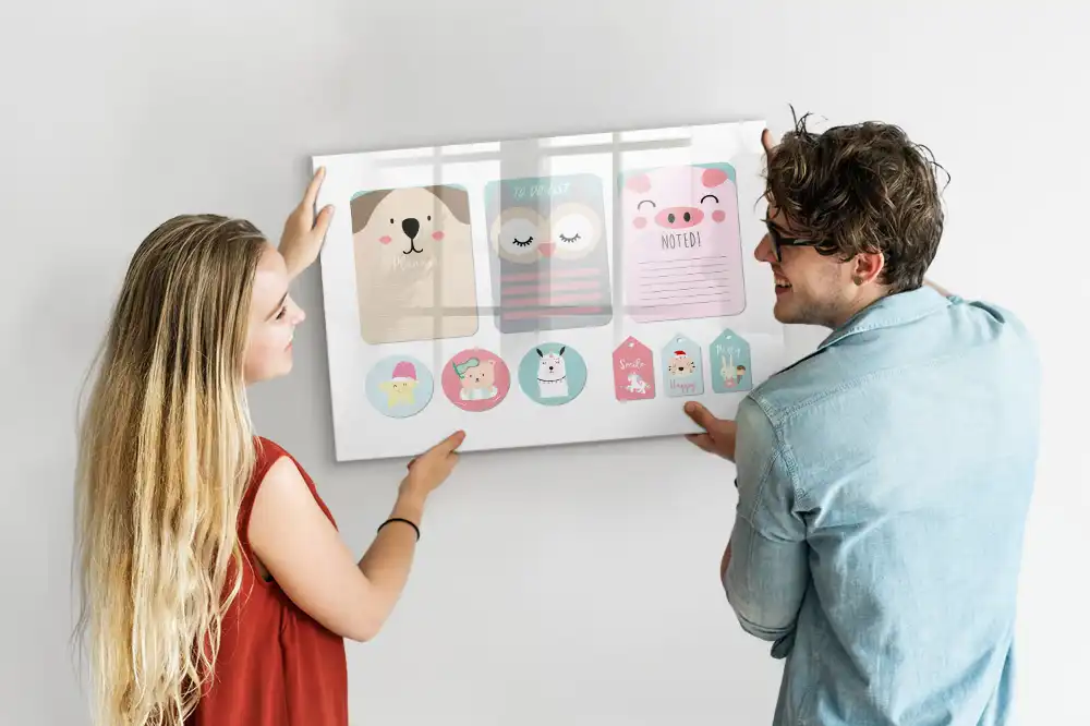 Magnetická kreslicí tabulka s motivem lesních zvířátek
