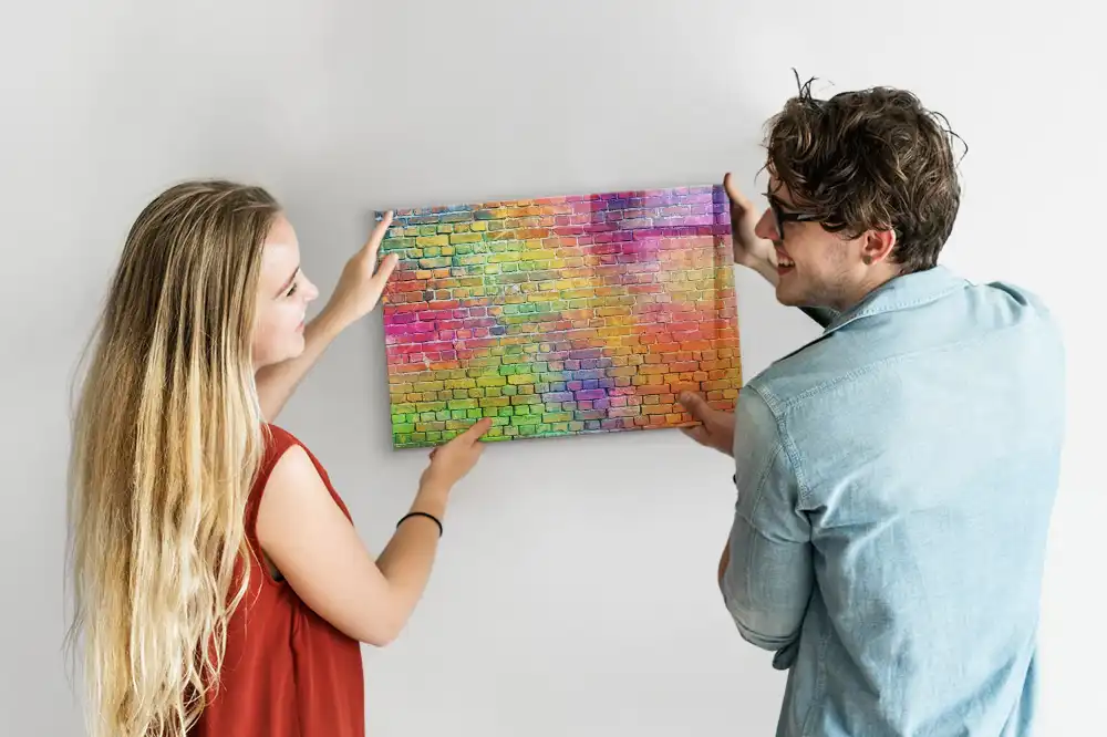 Magnetická tabule na kreslení s efektem malované stěny