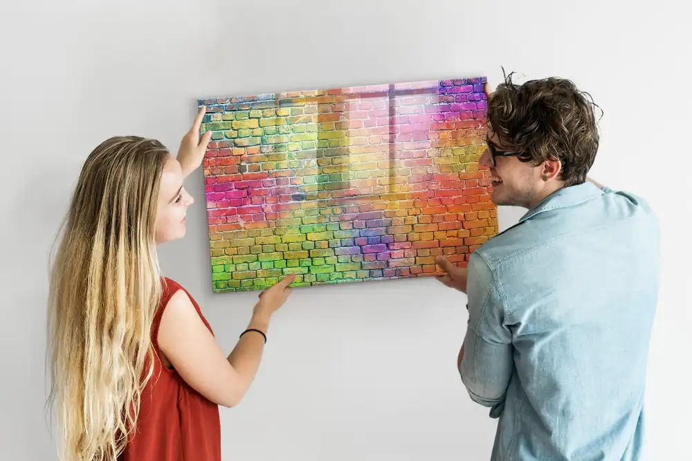 Magnetická tabule na kreslení s efektem malované stěny