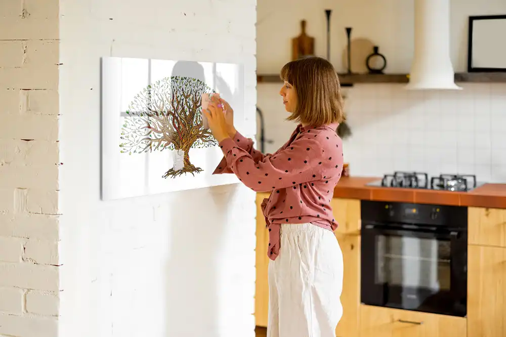 Dětská magnetická kreslící tabule s motivem kořenů stromů