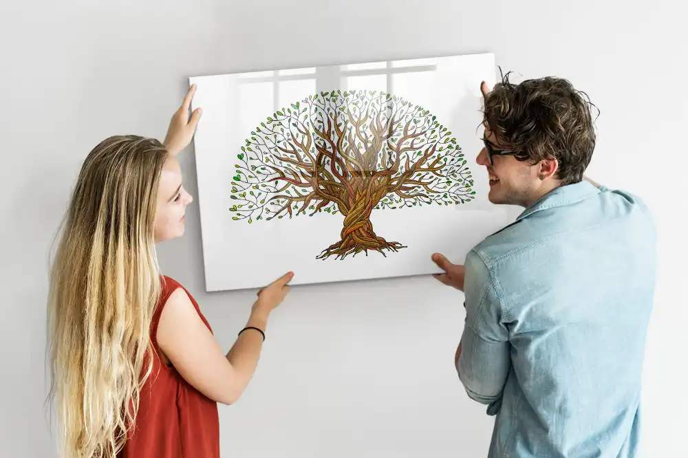 Dětská magnetická kreslící tabule s motivem kořenů stromů