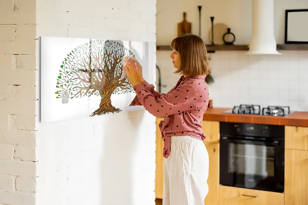 Dětská magnetická kreslící tabule s motivem kořenů stromů