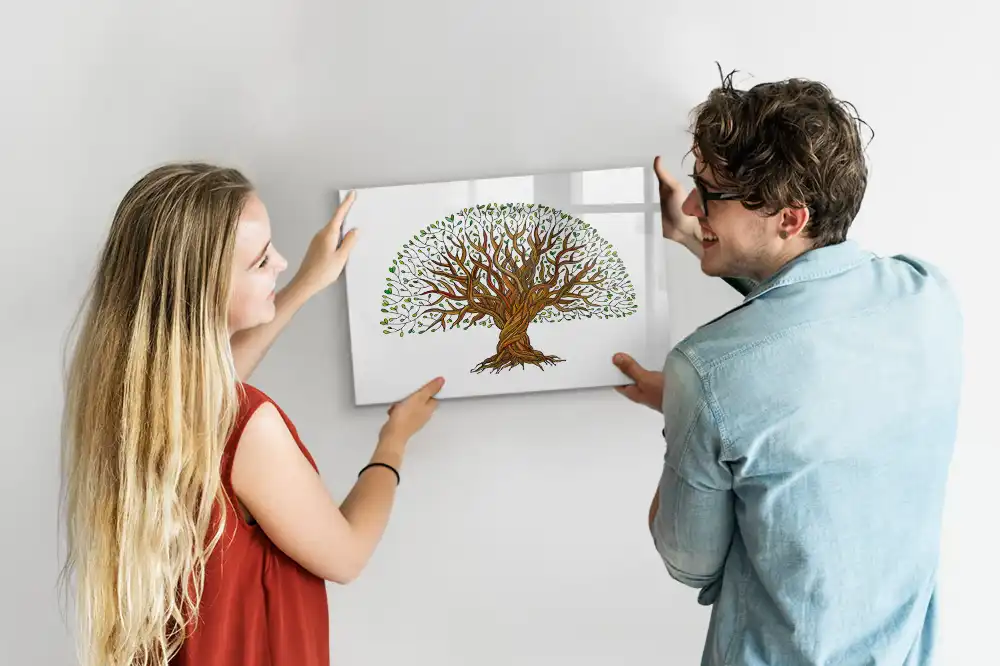 Dětská magnetická kreslící tabule s motivem kořenů stromů