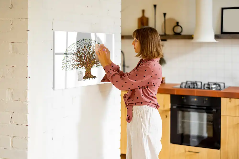 Dětská magnetická kreslící tabule s motivem kořenů stromů