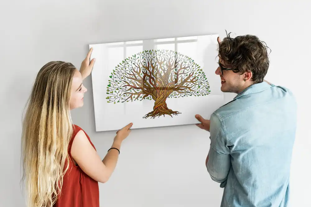 Dětská magnetická kreslící tabule s motivem kořenů stromů