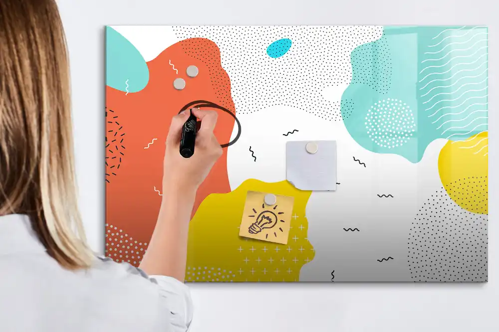 Magnetická kreslicí tabulka v pop-art stylu