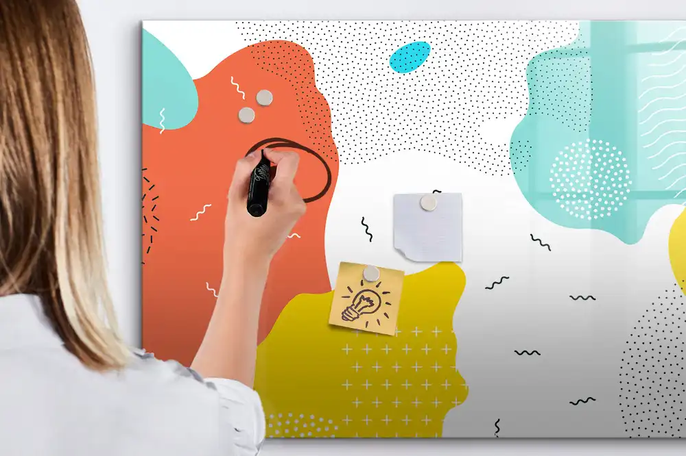 Magnetická kreslicí tabulka v pop-art stylu