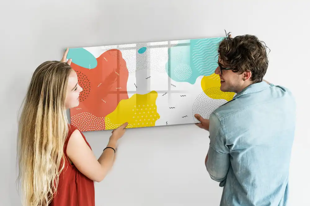 Magnetická kreslicí tabulka v pop-art stylu