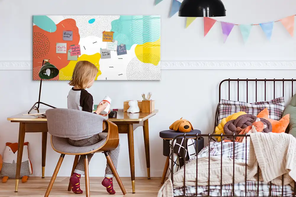 Magnetická kreslicí tabulka v pop-art stylu