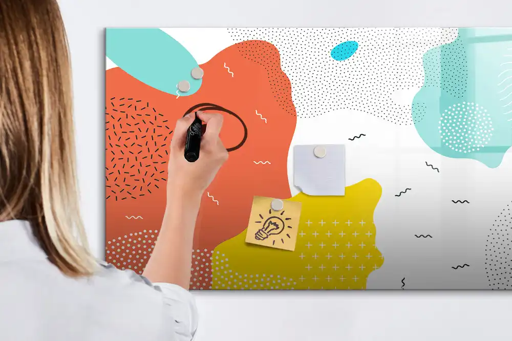 Magnetická kreslicí tabulka v pop-art stylu