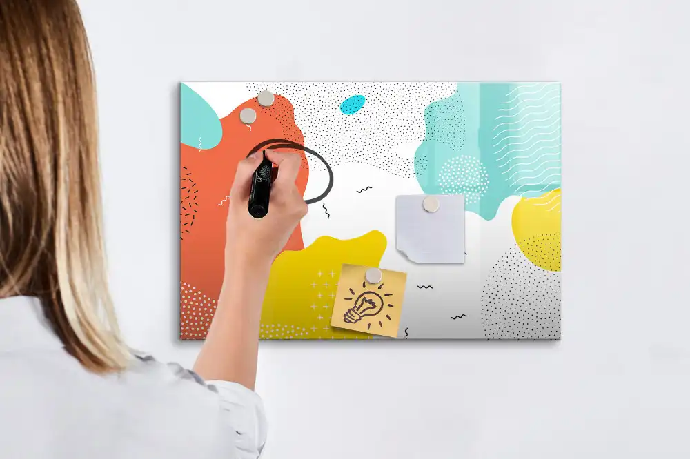 Magnetická kreslicí tabulka v pop-art stylu