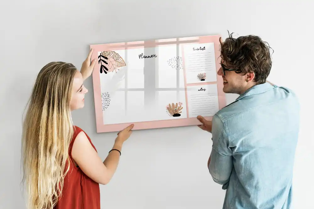 Magnetická kreslící tabule pro děti jako plánovací zápisník