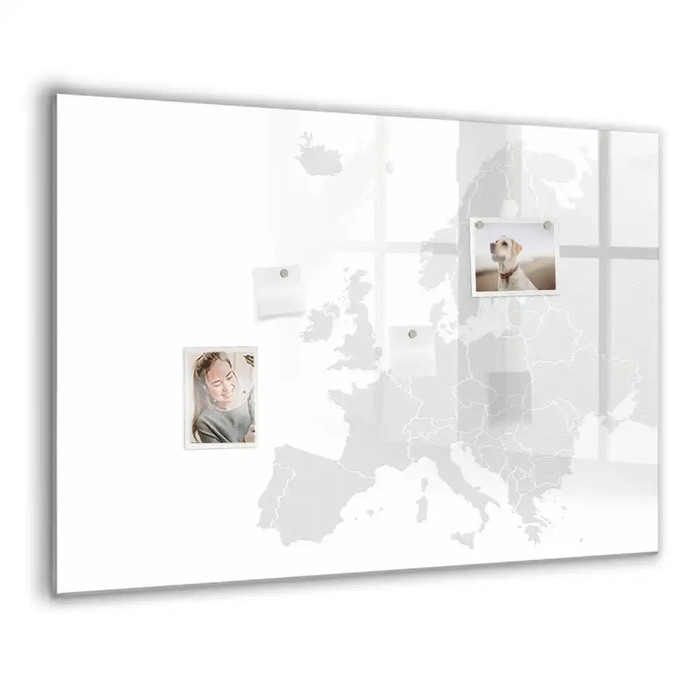 Magnetická kreslicí tabule s mapou Evropy