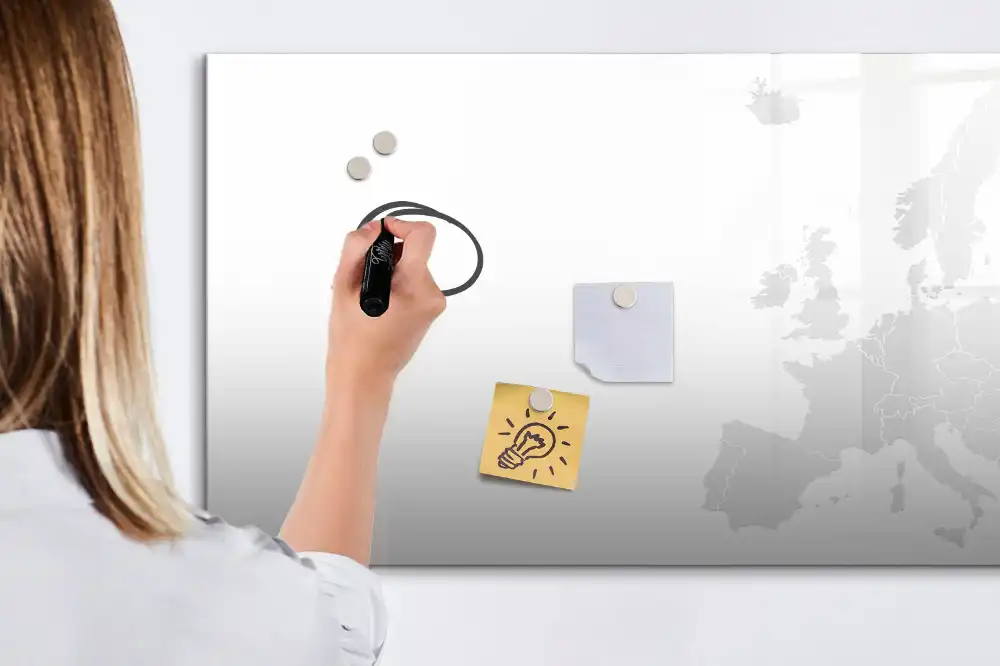 Magnetická kreslicí tabule s mapou Evropy