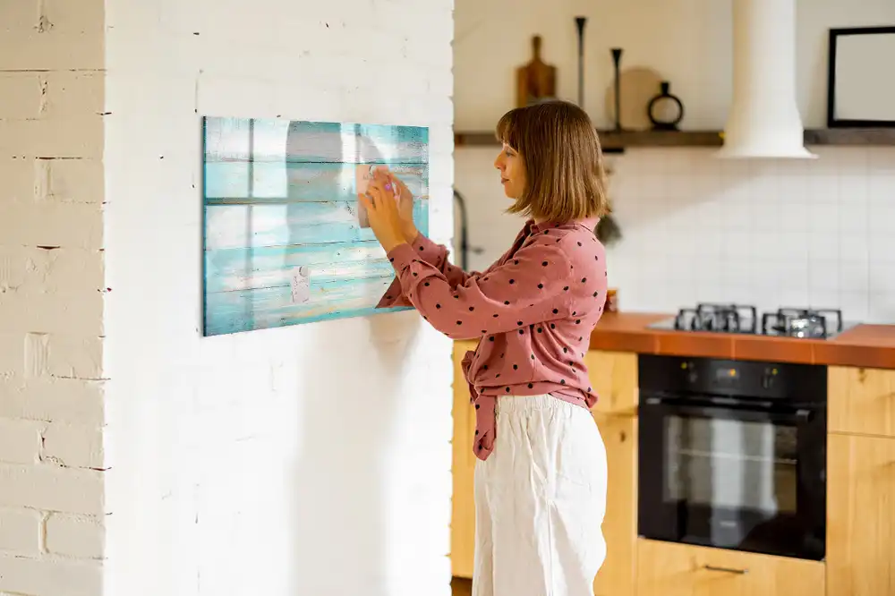 Magnetická kreslící tabule pro děti v modré barvě