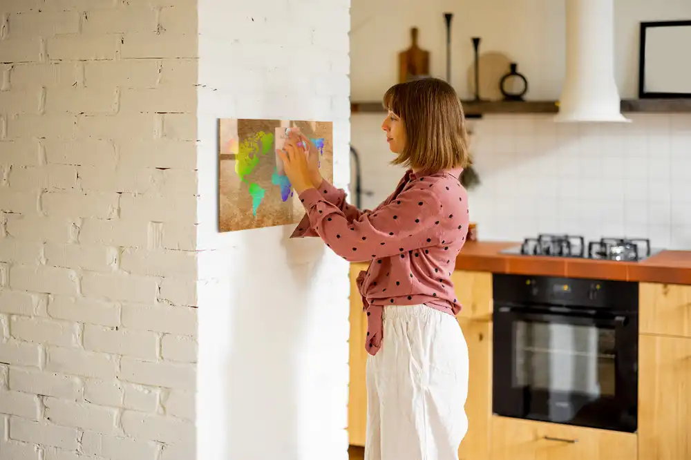 Magnetická kreslící tabulka pro děti ve tvaru zeměkoule