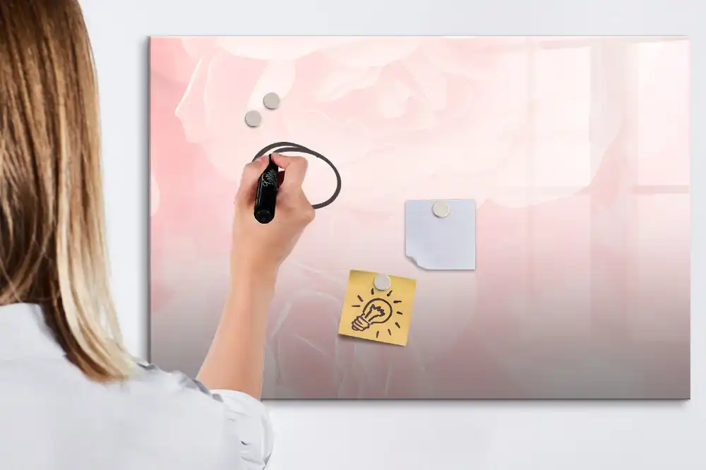 Magnetická kreslící tabule pro děti Kvetoucí růžová zahrada