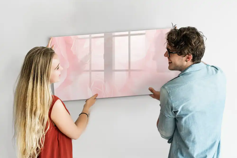 Magnetická kreslící tabule pro děti Kvetoucí růžová zahrada